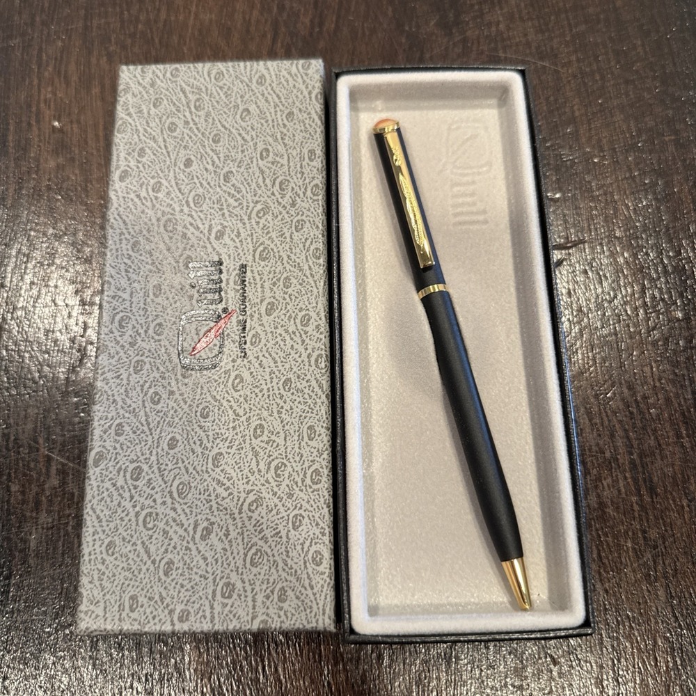 Quill Ballpoint Logo Pen Advertising QUIN-T Paper Mill - Matte Black Finish